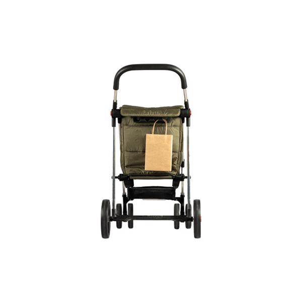 CARRO COMPRA BASKET POLAR 2+4 KAKI 58 L