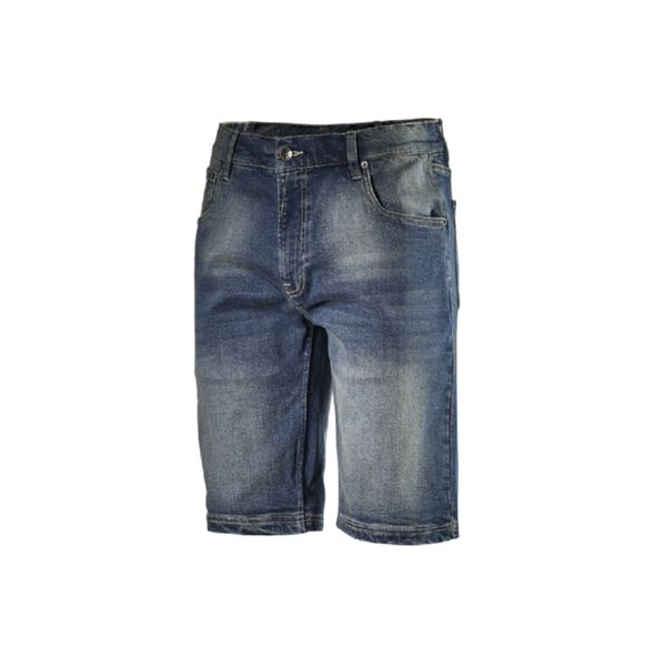 BERMUDA DENIM ELASTICO AZUL T.M