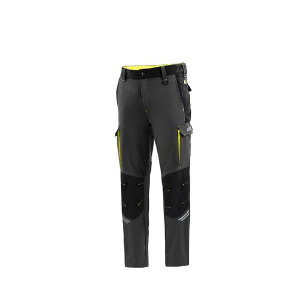 PANTALON MULTB GRIS/AM FLUOR M