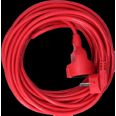 PROLONGADOR MANGUERA ROJO T/TL 3x1,5mm FLEXIBLE 10 M